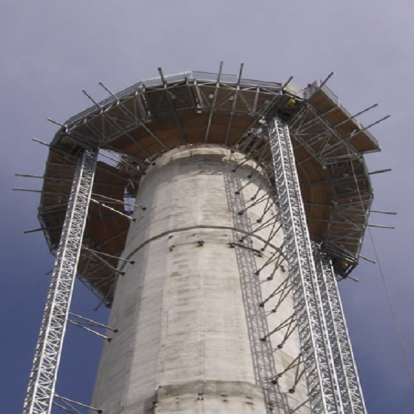 爬升工作平臺(tái)高塔施工